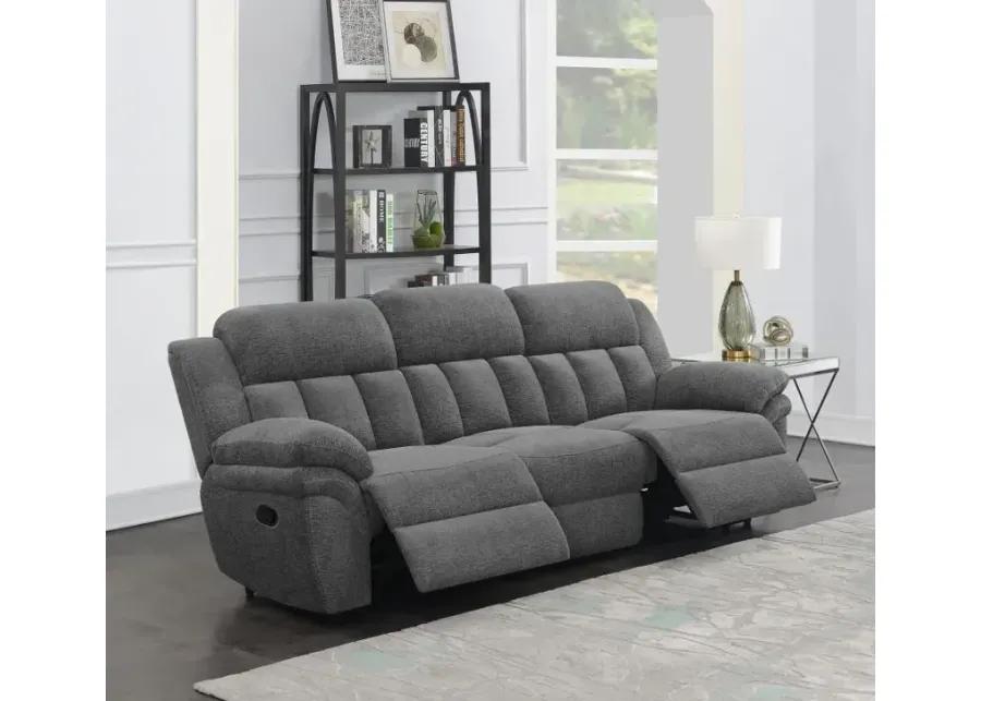 Bahrain Upholstered Motion Sofa Charcoal