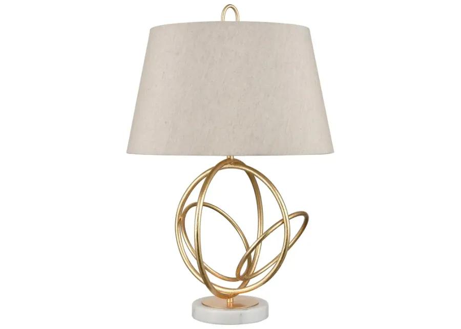 Morely 26" High 1-Light Table Lamp - Gold Leaf