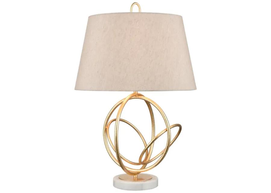 Morely 26" High 1-Light Table Lamp - Gold Leaf