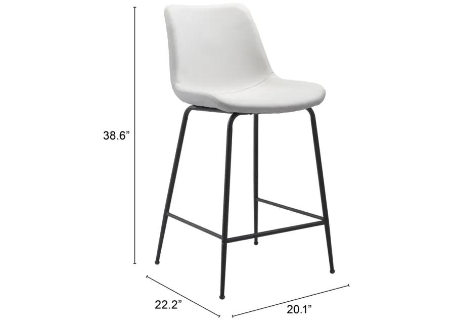 Byron Counter Stool White