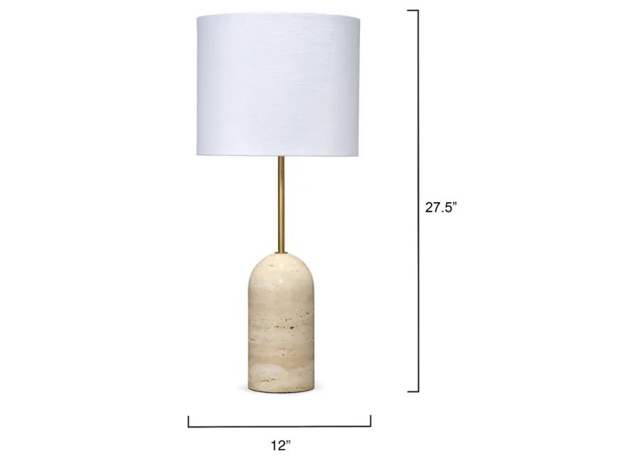 Holt Travertine Table Lamp