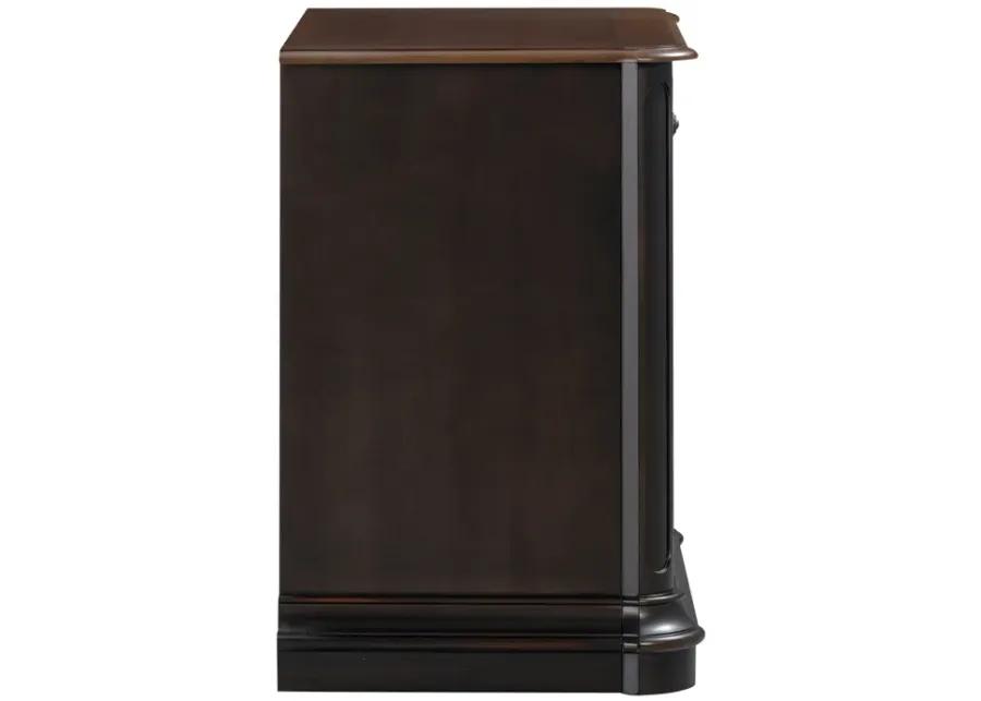 Roanoke Black File Cabinet