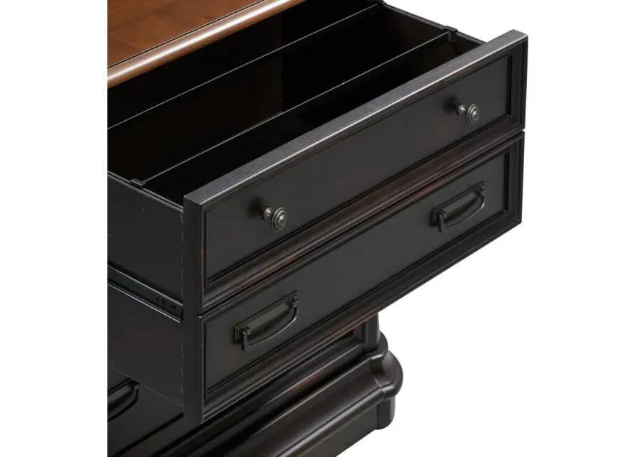 Roanoke Black File Cabinet