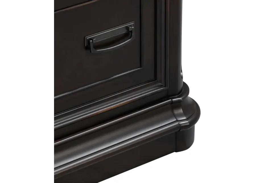 Roanoke Black File Cabinet