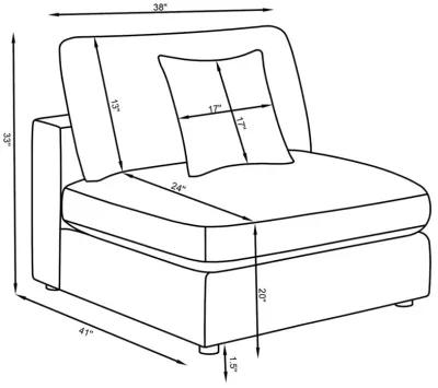 Ballyhea 4-Piece Upholstered Modular Sectional