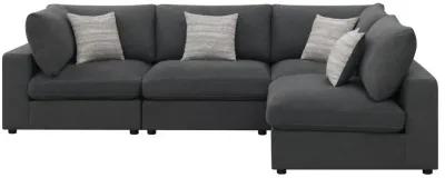 Ballyhea 4-Piece Upholstered Modular Sectional