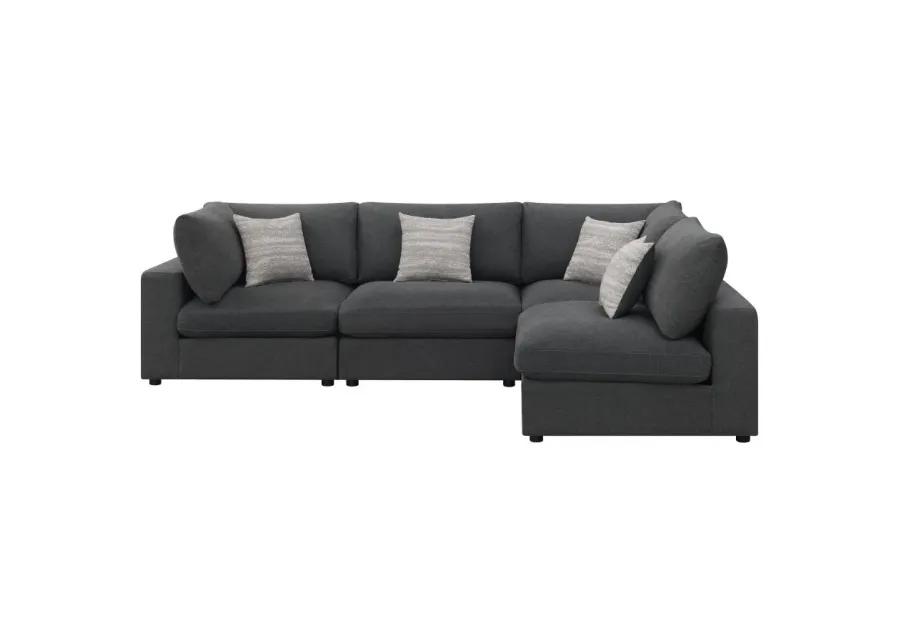 Ballyhea 4-Piece Upholstered Modular Sectional