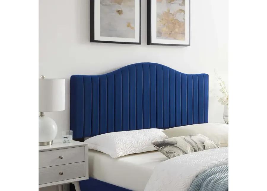 Brielle Channel Tufted Performance Velvet Twin Headboard