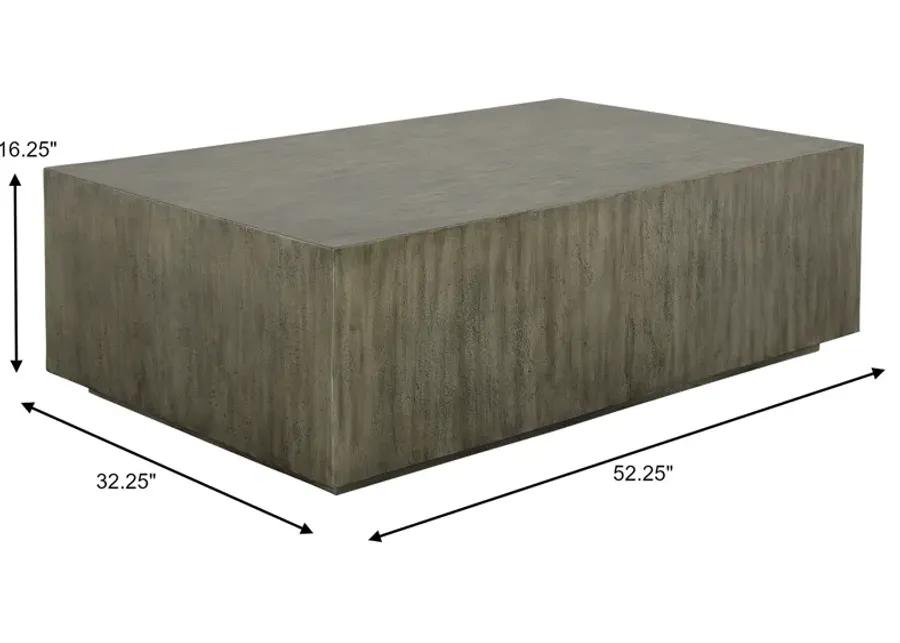 Kareem Modern Gray Coffee Table