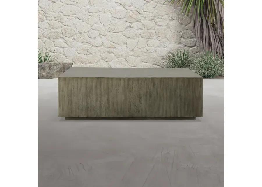 Kareem Modern Gray Coffee Table