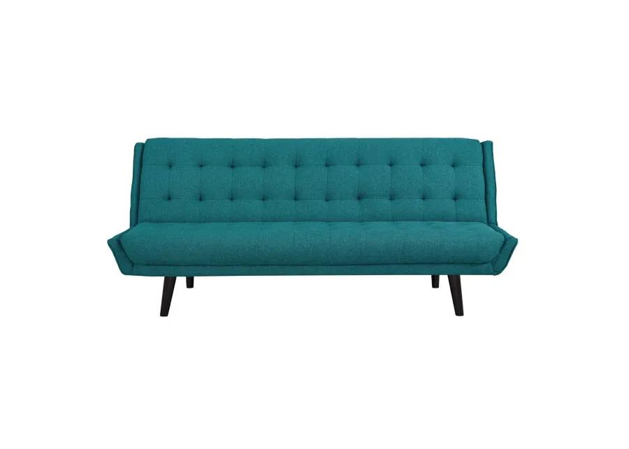 Glance Tufted Convertible Fabric Sofa Bed