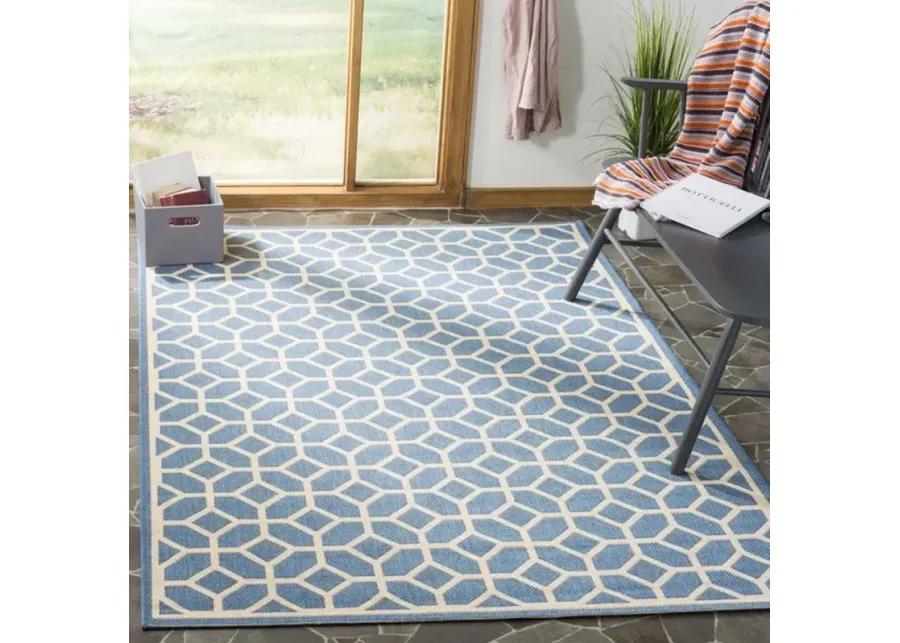 LINDEN 127 Collection LND127M-9 Blue / Creme 9' X 12'