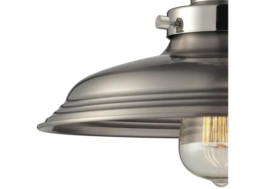 Newberry 9" High 1-Light Sconce - Satin Nickel