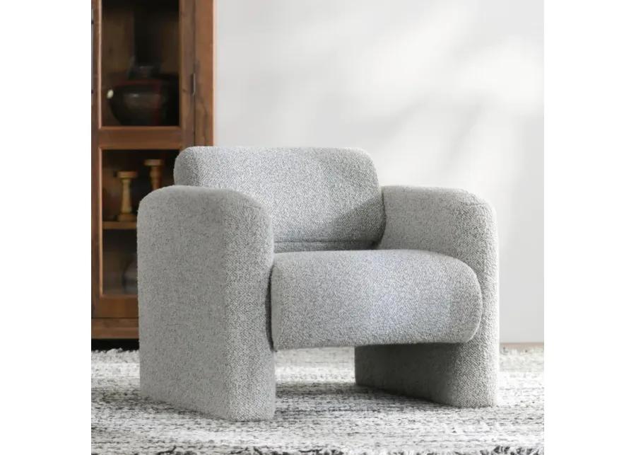 Marcel Boucle Accent Chair Mercury Gray