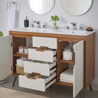 Energize 48" Double Sink Bathroom Vanity