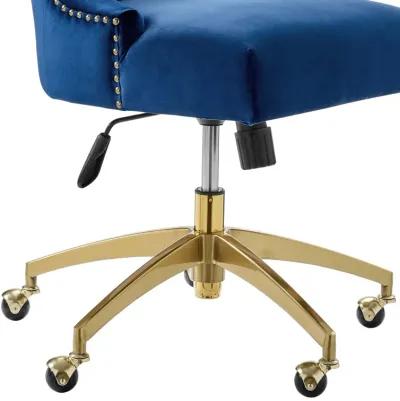 Empower Channel Tufted Performance Velvet Office Chair