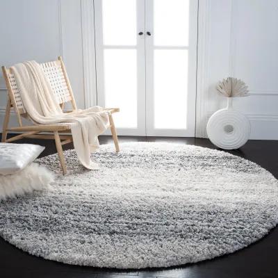 FONTANA SHAG Round Power Loomed 3' X 3' Round Rug