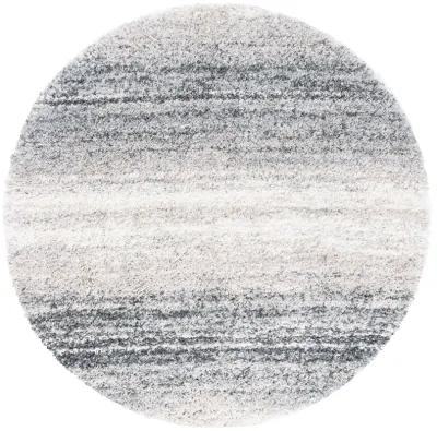 FONTANA SHAG Round Power Loomed 3' X 3' Round Rug