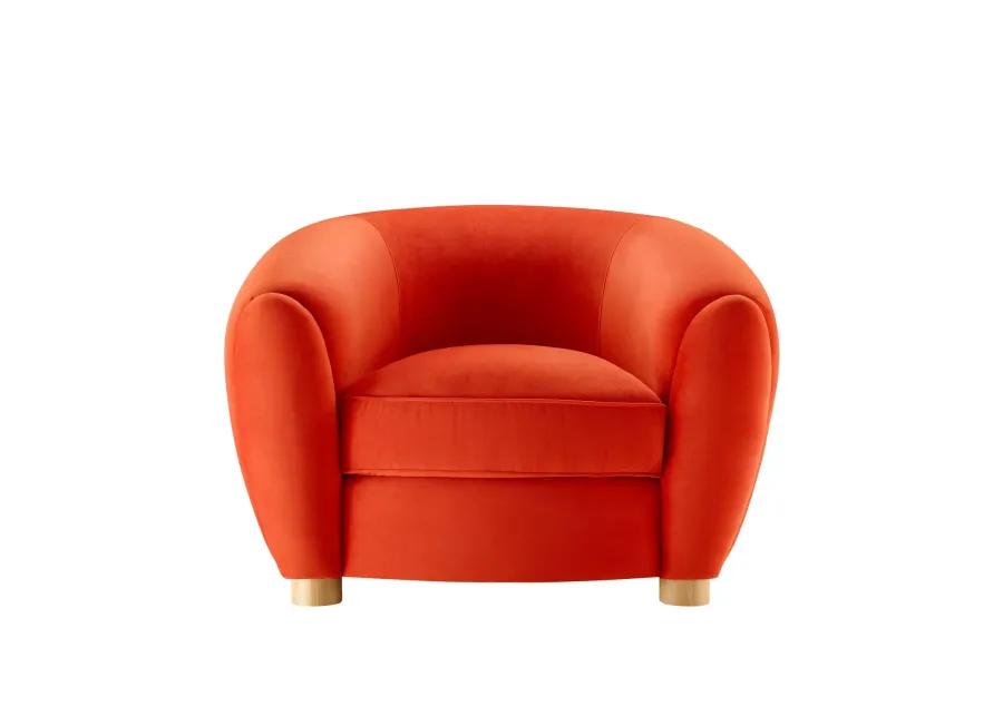 Abundant Performance Velvet Armchair