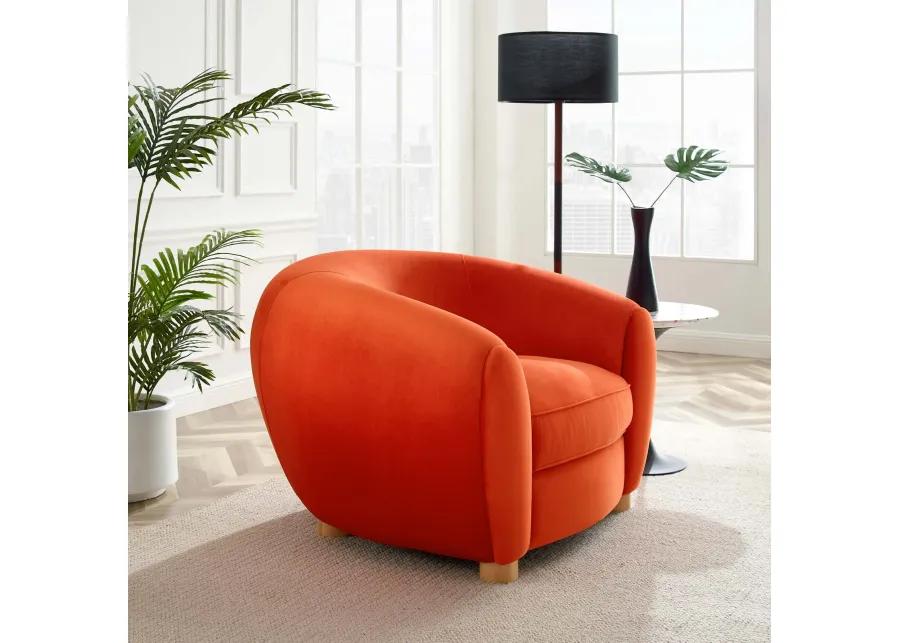 Abundant Performance Velvet Armchair