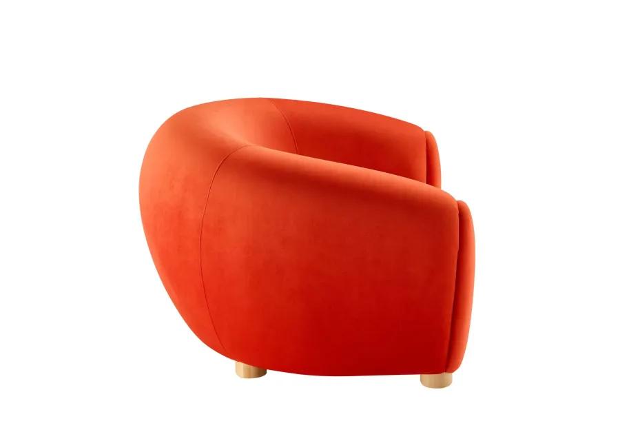 Abundant Performance Velvet Armchair