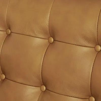 Exalt Tufted Vegan Leather Sofa