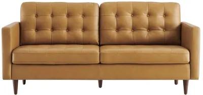 Exalt Tufted Vegan Leather Sofa