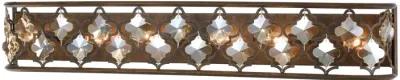 Armand 39" Wide 6-Light Vanity Light - Weathered Bronze