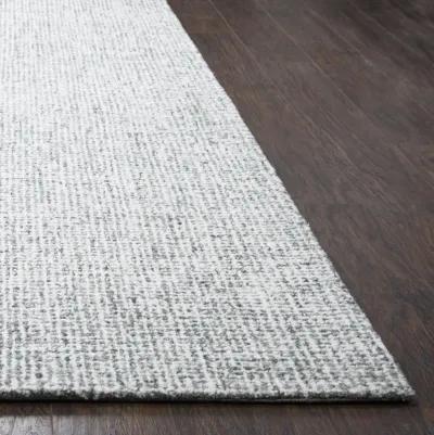 Brindleton Gray Tweed Wool 2'6" x 10' Runner Rug