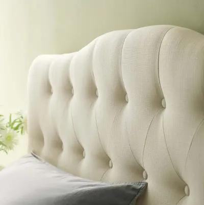 Annabel Queen Upholstered Fabric Headboard