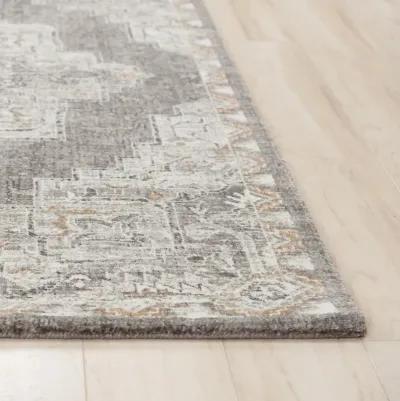 Anatolia Lt.Gray Medallion Recycled Polyester 10' x 13' Rectangle Rug