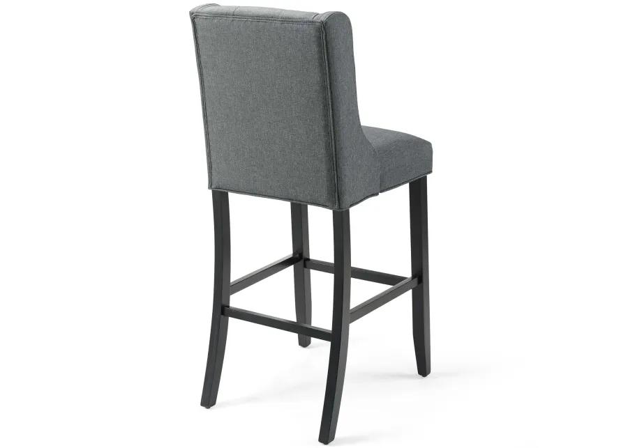 Baronet Bar Stool Upholstered Fabric Set of 2