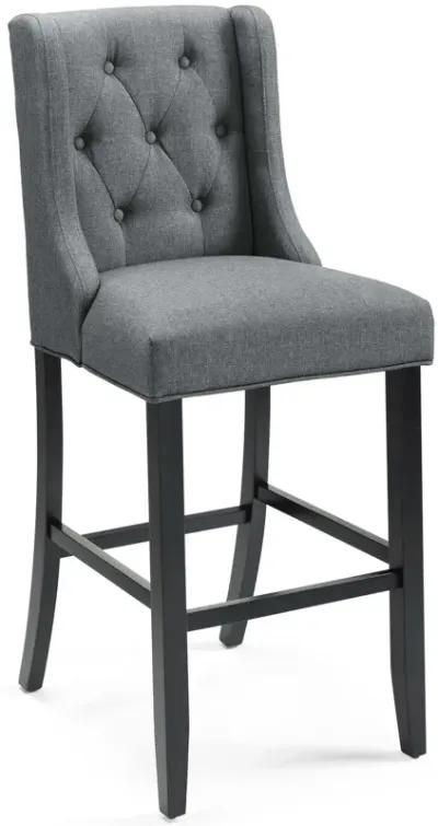 Baronet Bar Stool Upholstered Fabric Set of 2