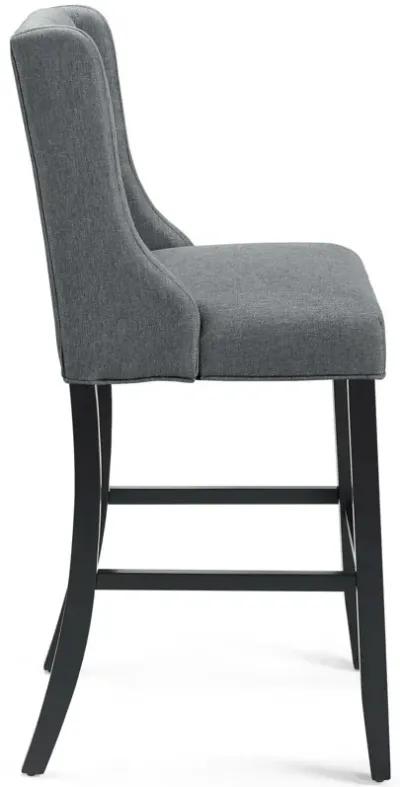 Baronet Bar Stool Upholstered Fabric Set of 2