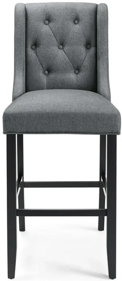 Baronet Bar Stool Upholstered Fabric Set of 2