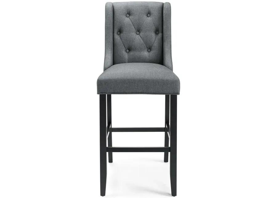 Baronet Bar Stool Upholstered Fabric Set of 2