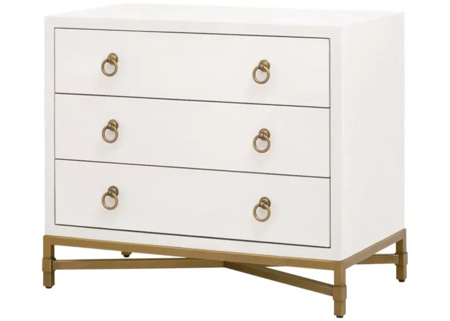 Strand Shagreen 3-Drawer Nightstand