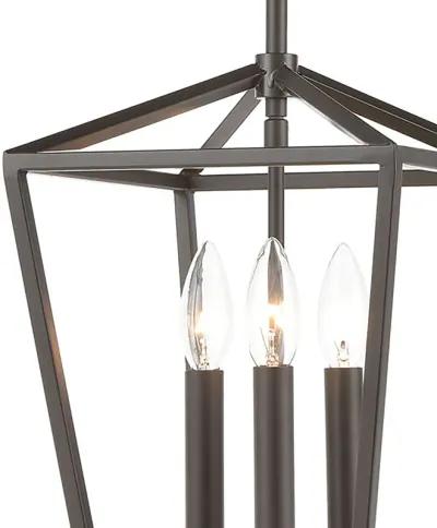 Fairfax 9" Wide 3-Light Mini Pendant - Oil Rubbed Bronze