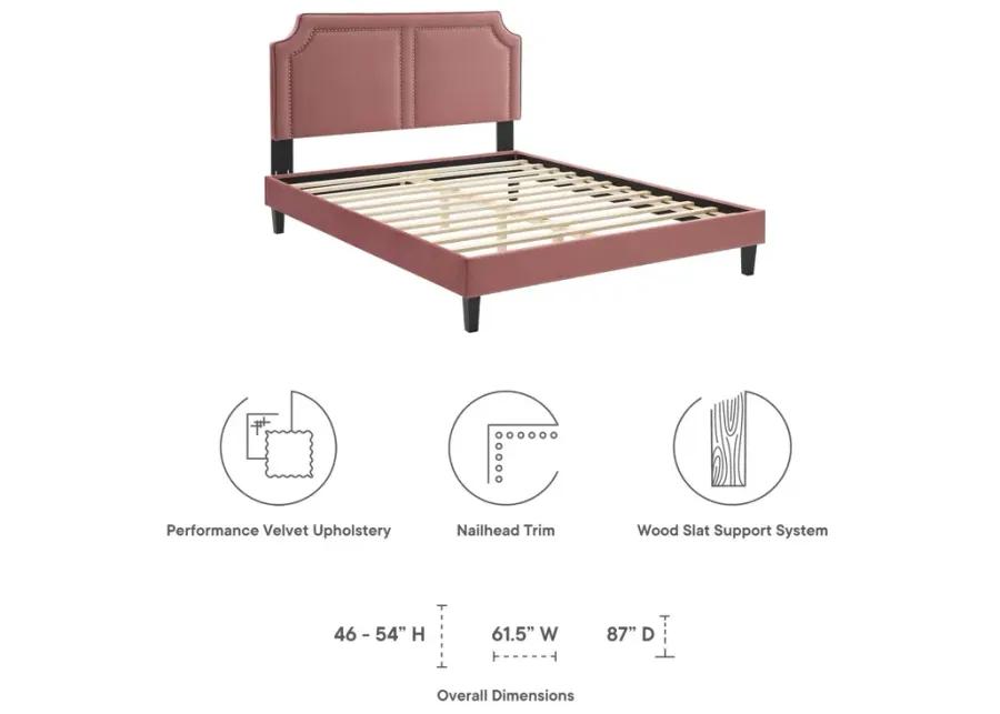 Novi Performance Velvet Twin Bed