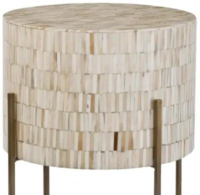 Bone Drum Table (Antique Brass)