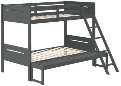 Littleton Twin Over Full Bunk Bed Grey