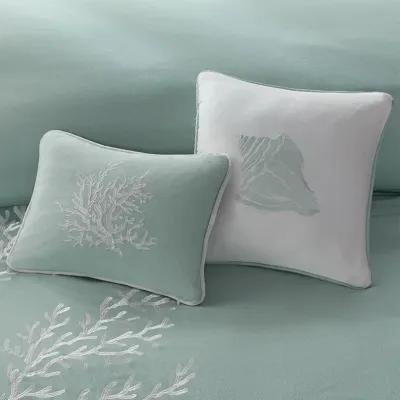 Harbor House Coastline Aqua Oblong Pillow