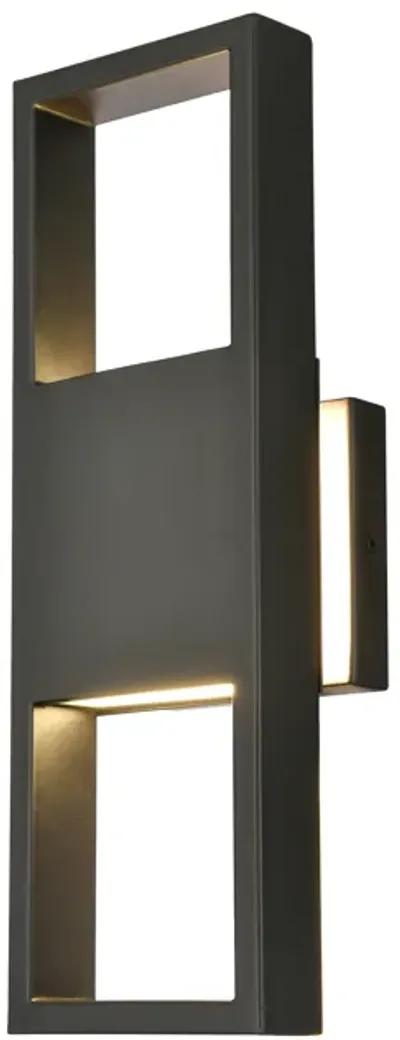 Reflection Point 15" HighLED Outdoor Sconce - Matte Black