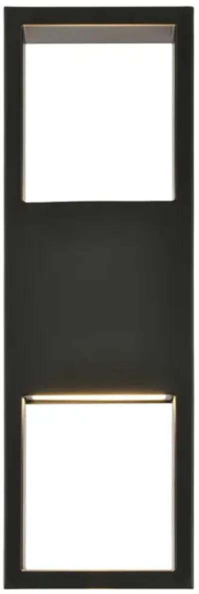 Reflection Point 15" HighLED Outdoor Sconce - Matte Black