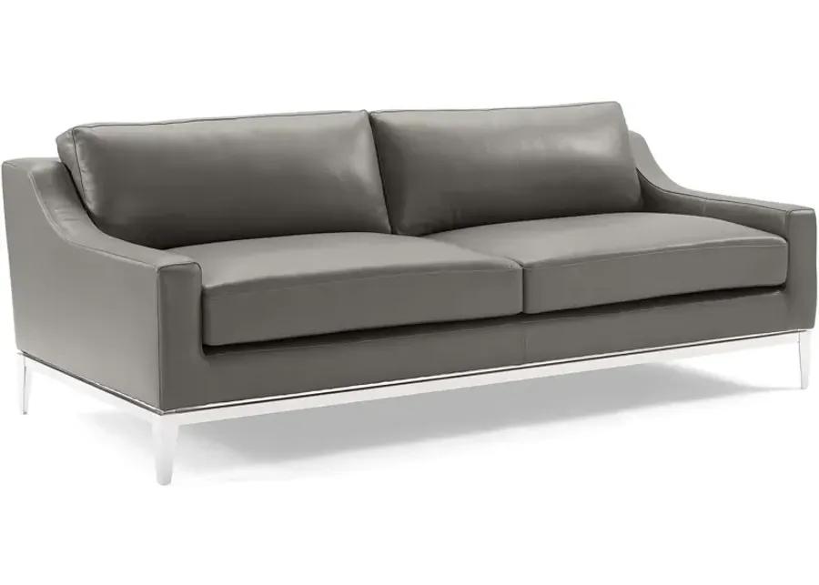 Harness 83" Leather Sofa