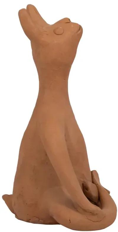 Terracotta, 9" Om Yoga Bunny, Natural