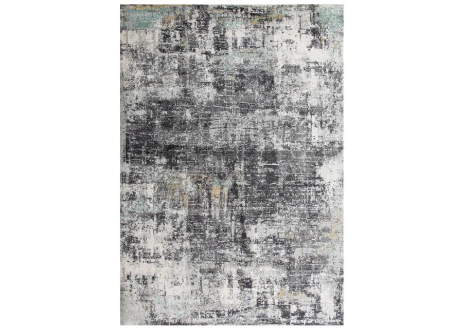 Odyssey M. Gray  Polypropylene 5'2"x7'6" Rectangle Rug