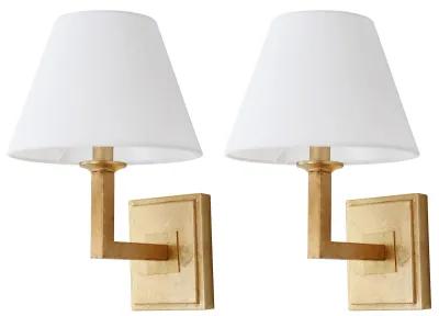 Pauline Gold 14.5-Inch H Wall Sconce - Set of 2