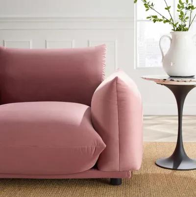 Copious Performance Velvet Armchair