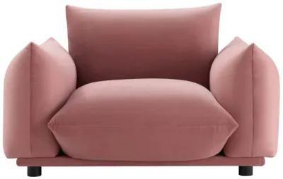 Copious Performance Velvet Armchair